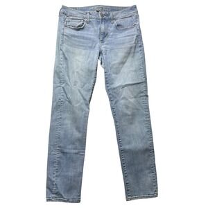 American Eagle Outfitters Skinny Jeans Womens 6 Short Light Wash Denim AE‎ Dem X